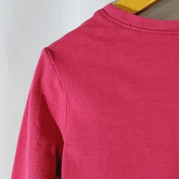 Old Navy Magenta Pink "JoJo + BowBow" Kids Long Sleeve Shirt - Size 3T - Picture 8 of 13